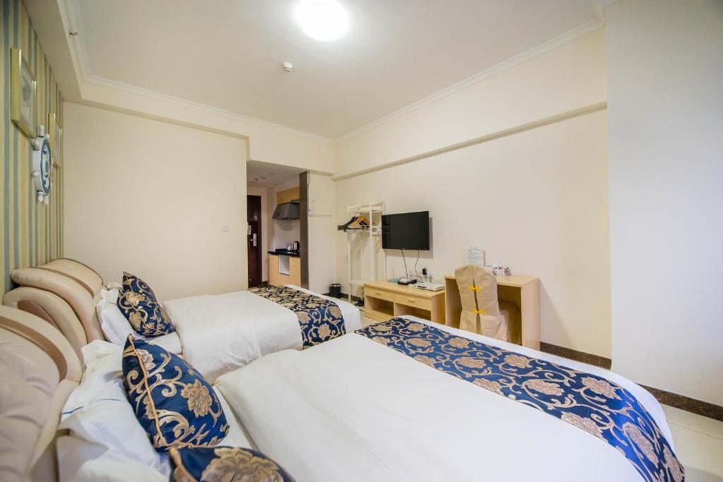 Pazhou Laiste International ApartHotel Canton Fair Complex Branch - Salle Jumelle De Luxe Avec Vue Sur La Ville