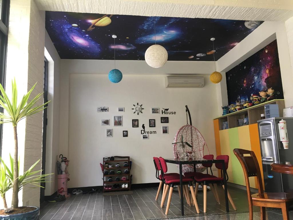 Posezení v ubytování Starry Sky Inn