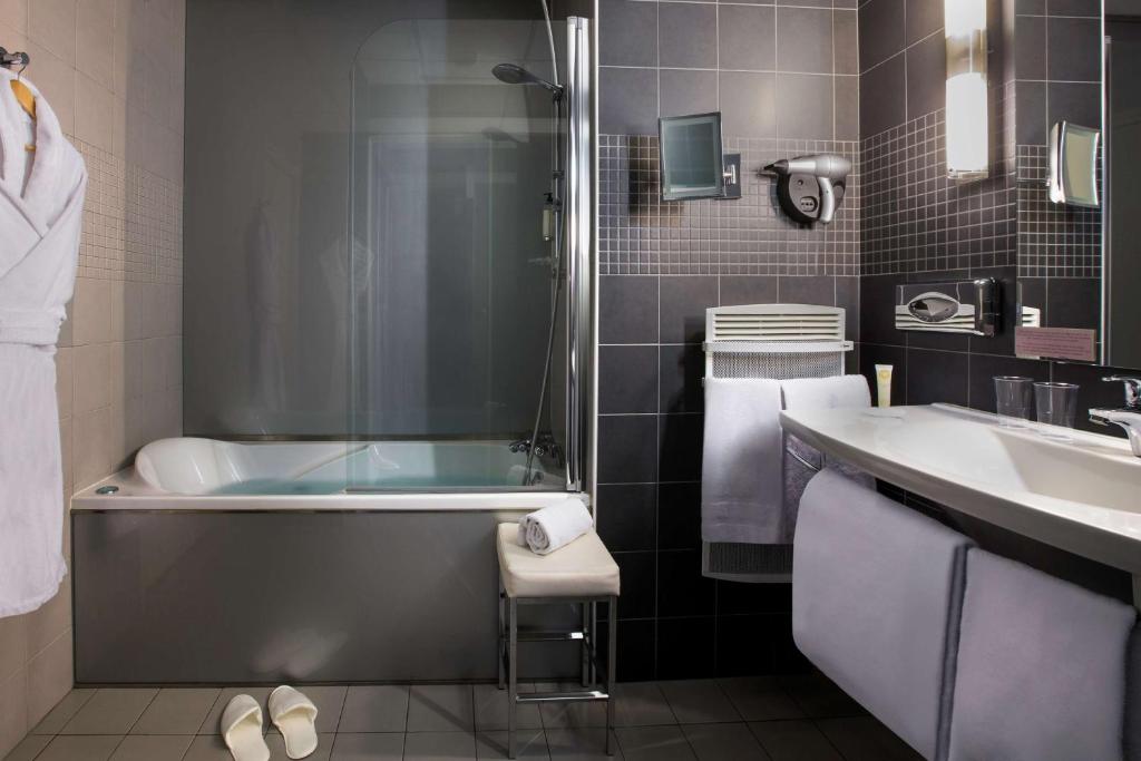 Koupelna v ubytování Best Western Plus Richelieu