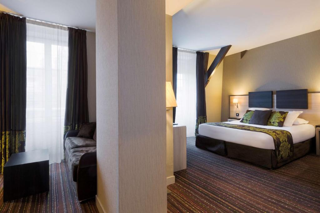 Postel nebo postele na pokoji v ubytování Best Western Plus Richelieu