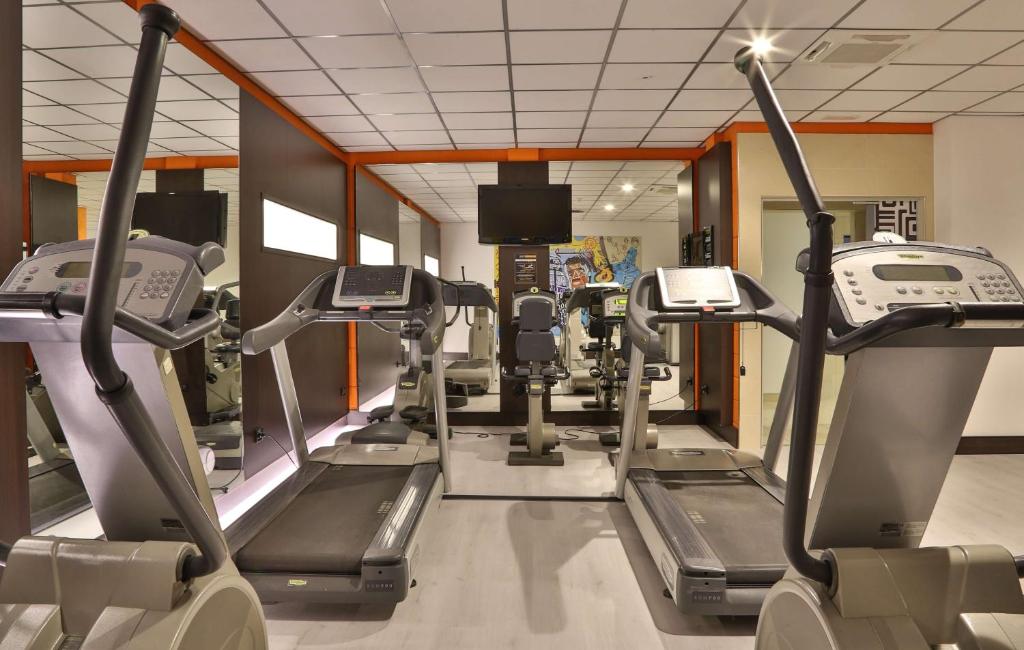Fitness centrum a/nebo fitness zařízení v ubytování Best Western Plus Hotel Galileo Padova