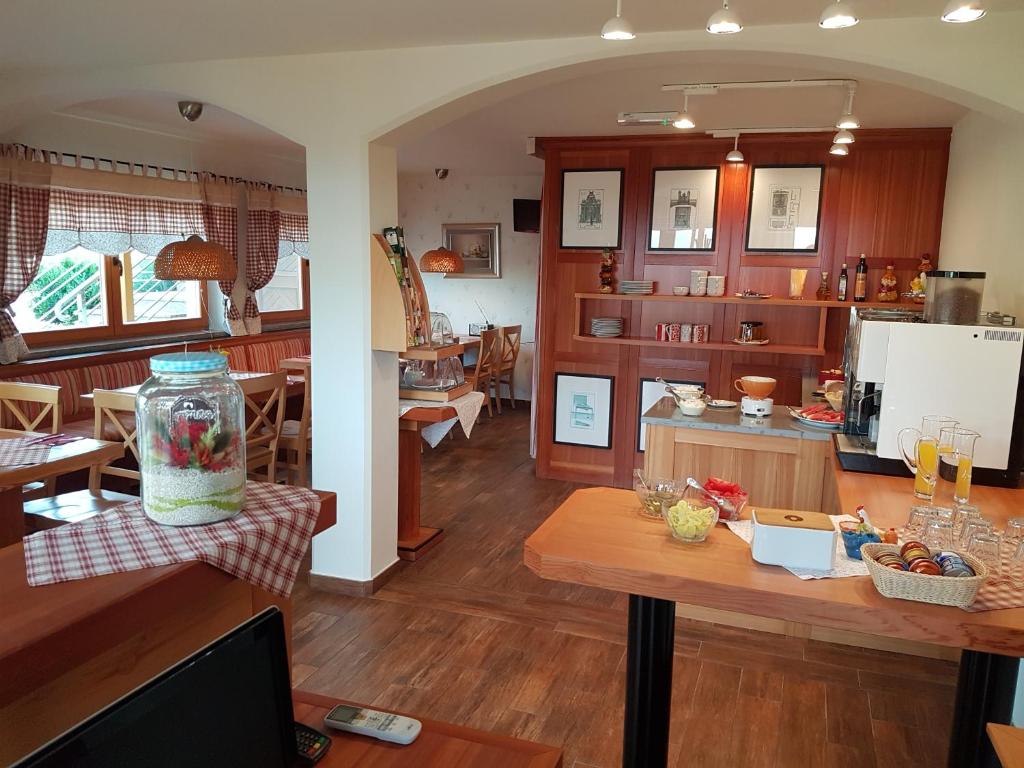 Kuchyň nebo kuchyňský kout v ubytování B&B Villa Angelina