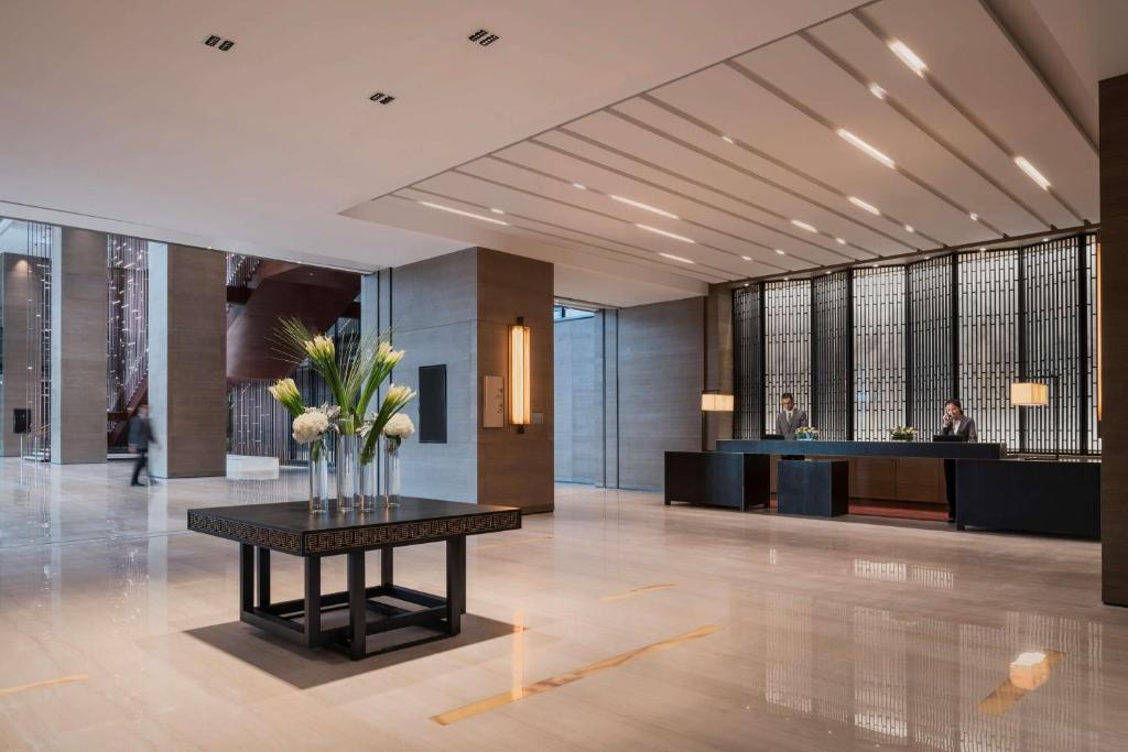 Posezení v ubytování Hyatt Regency Xiamen Wuyuanwan