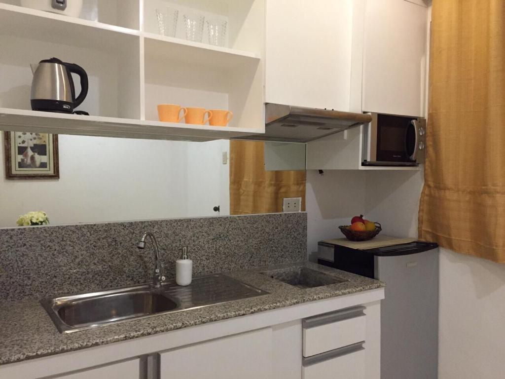 Kuchyň nebo kuchyňský kout v ubytování Alta Residences
