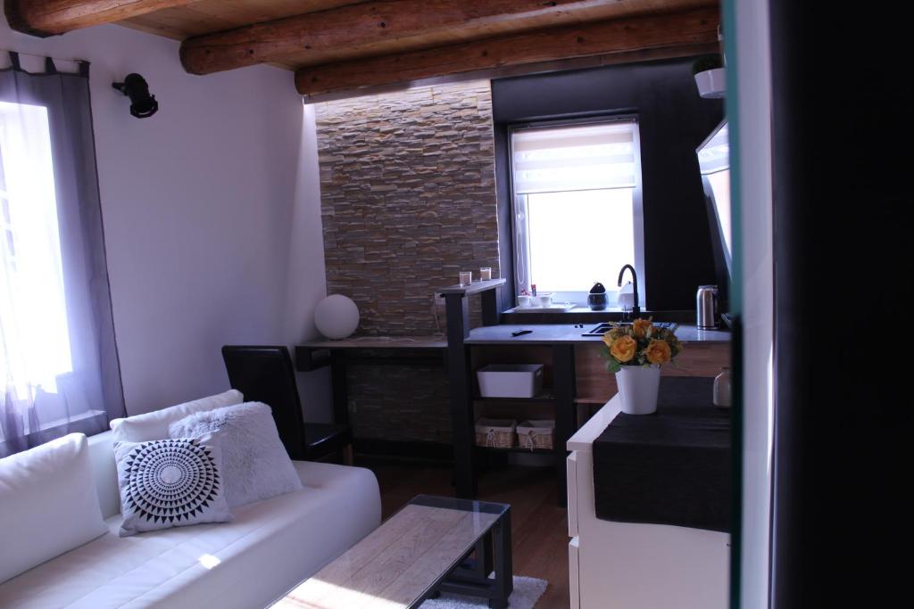 Posezení v ubytování Apartmány Ztracená