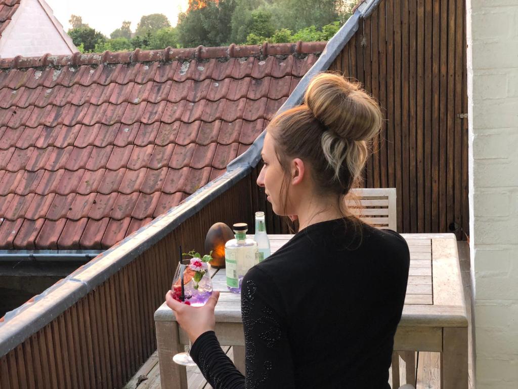 Balkón nebo terasa v ubytování De Gouden Klokke