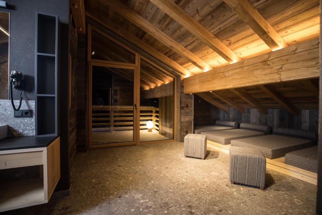 Część wypoczynkowa w obiekcie Stadl Lofts Plattenalm - Premiumchalets - Zillertal - Tirol - Salzburg