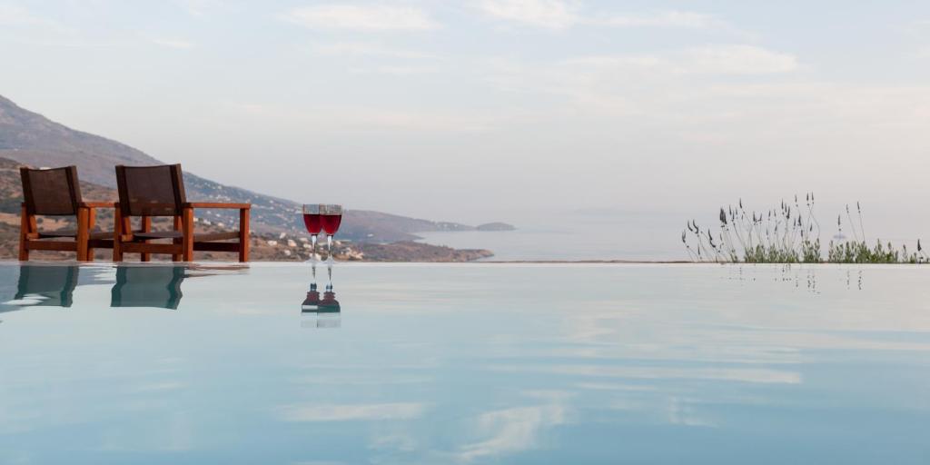 Πισίνα στο ή κοντά στο Andros Tessera