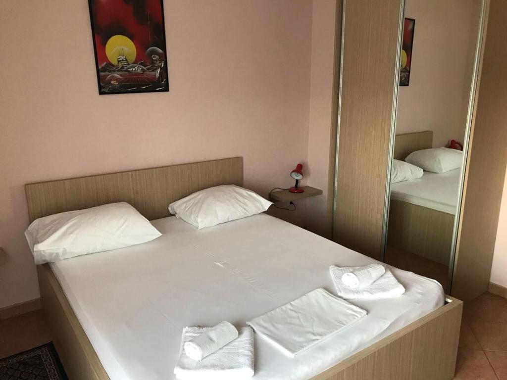 Postel nebo postele na pokoji v ubytování Guest house IVO