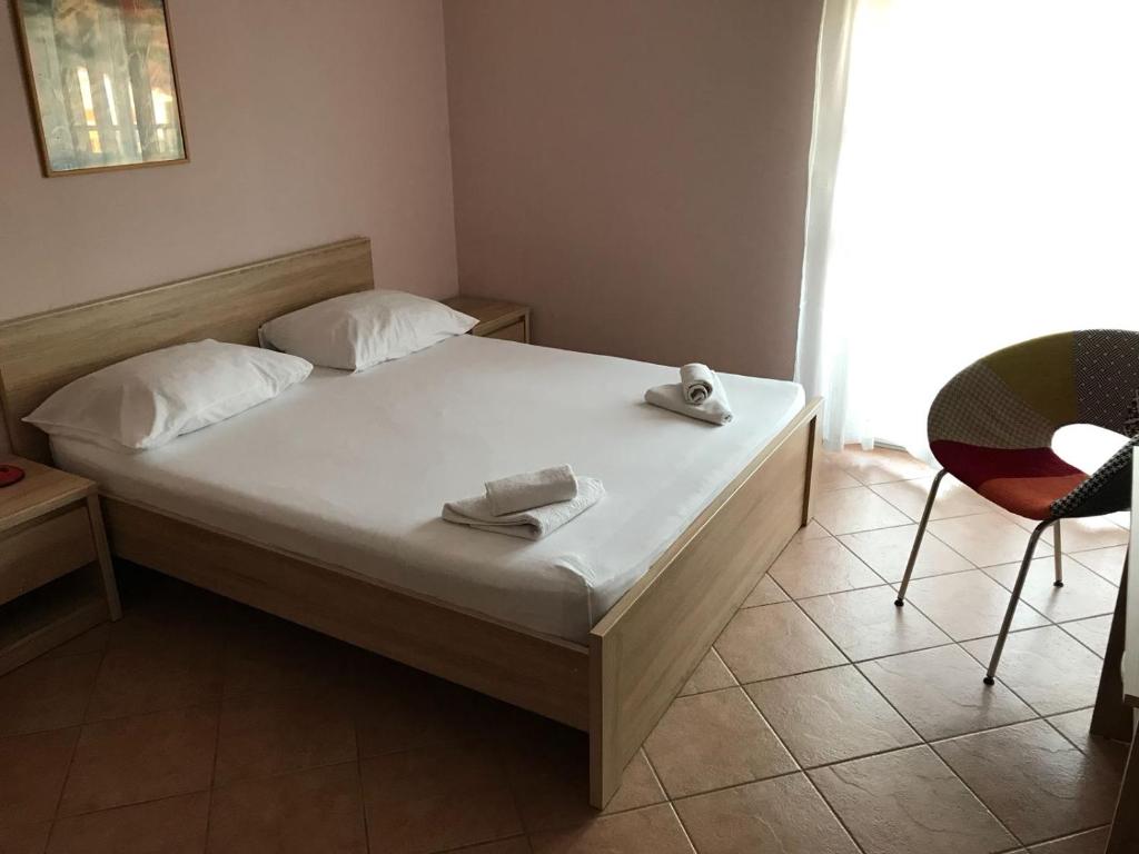 Postel nebo postele na pokoji v ubytování Guest house IVO