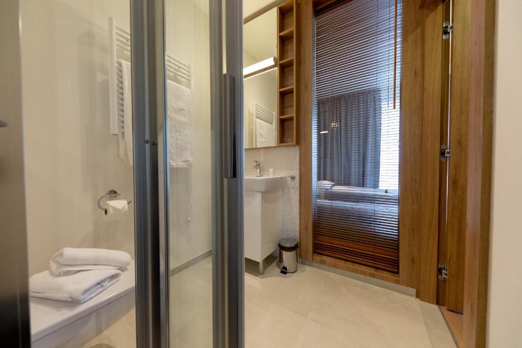 Kúpeľňa v ubytovaní Apartments "Wolska Residence"