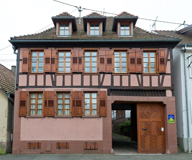 Budova, kde se bed and breakfast nachází