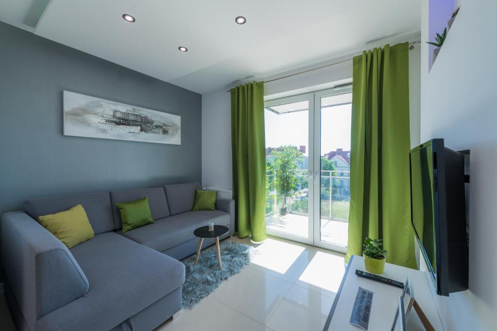 Posedenie v ubytovaní Apartament Marina View