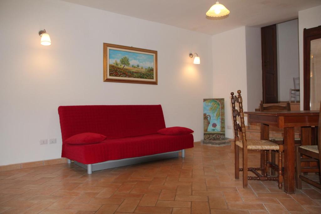 Posezení v ubytování Agriturismo campagna in compagnia