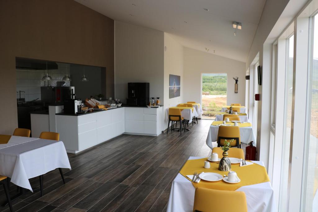 Eldhús eða eldhúskrókur á Hotel 1001 Nott