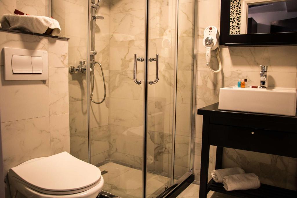 Koupelna v ubytování Best Western Hotel Galla