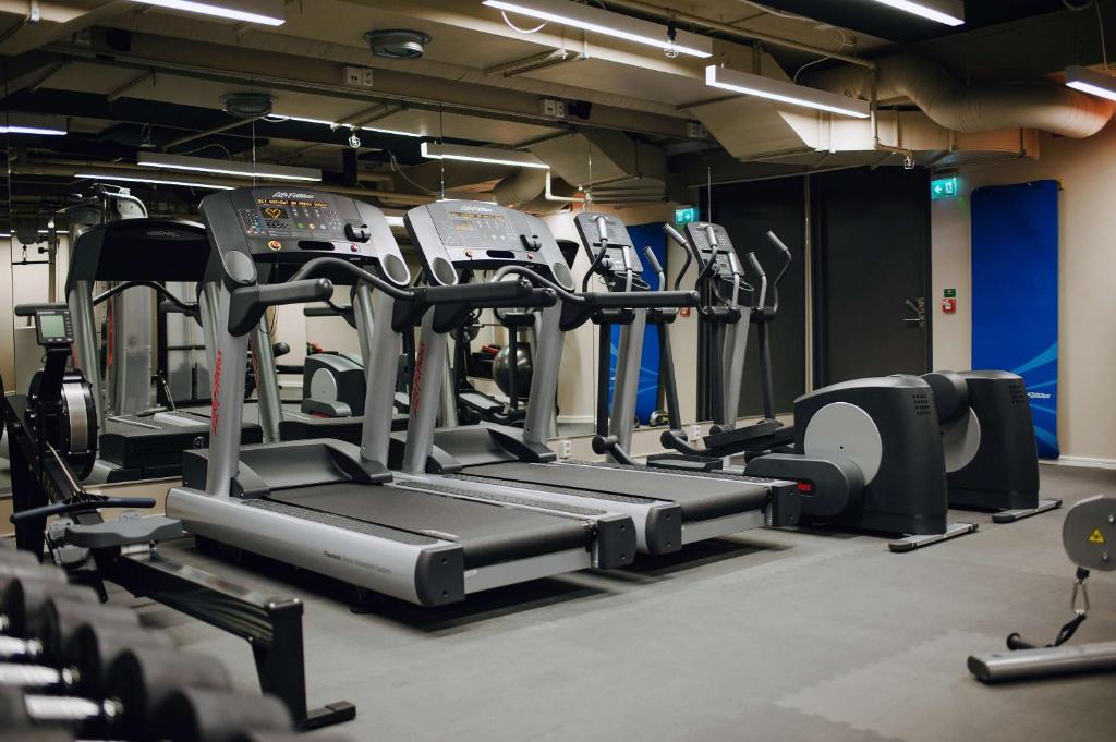 Fitness centrum a/nebo fitness zařízení v ubytování Best Western and hotel