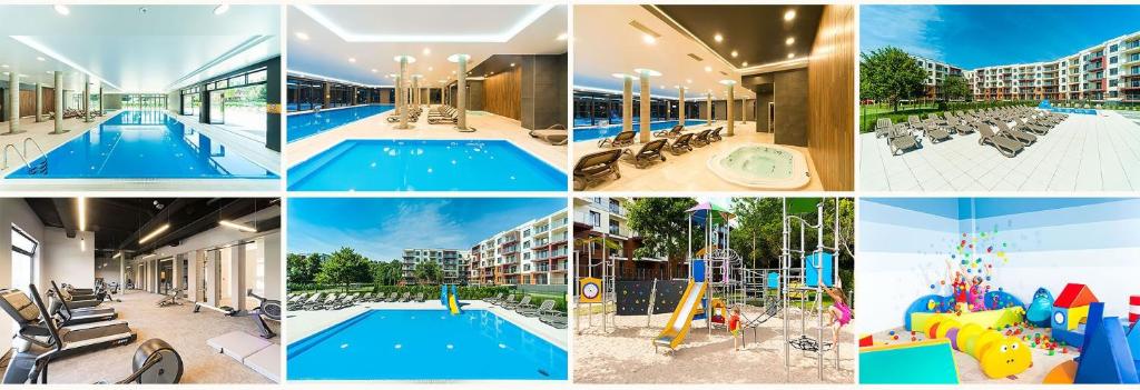 Bazén v ubytovaní Apartament Lazur Polanki Park alebo v jeho blízkosti