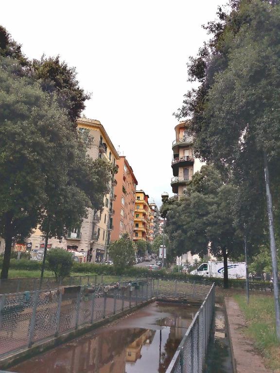 The building in which a panziókat is located