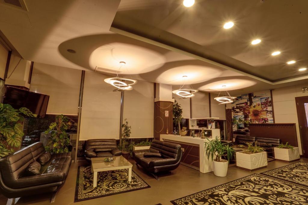 Posezení v ubytování Amazona Hotel