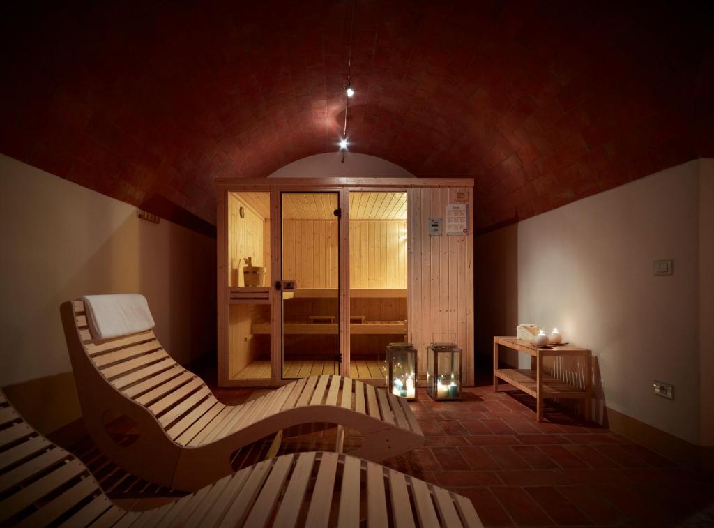 Posezení v ubytování Relais Borgo Petrognano