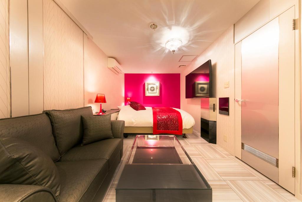 Posezení v ubytování Hotel Eldia Modern Kobe(Adult Only)