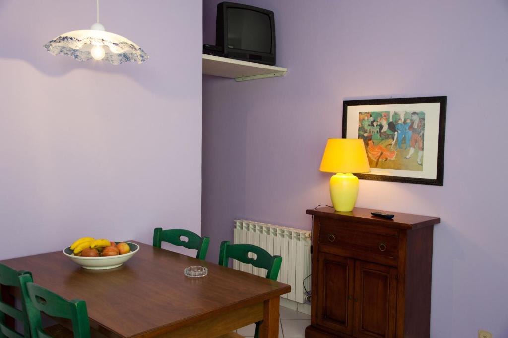 TV a/nebo společenská místnost v ubytování Residence Tourist
