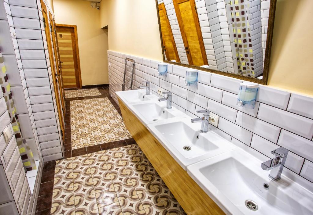Koupelna v ubytování Hostel Tarnopil