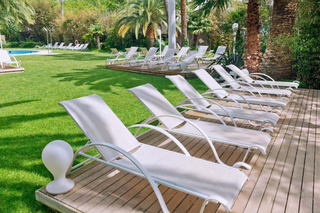 Zahrada ubytování Mònica Hotel