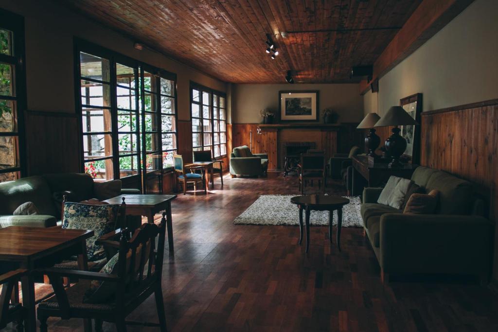 Posezení v ubytování Hotel Caldas
