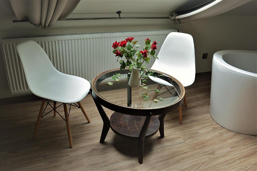 Posezení v ubytování Penzion a relax centrum Andělka
