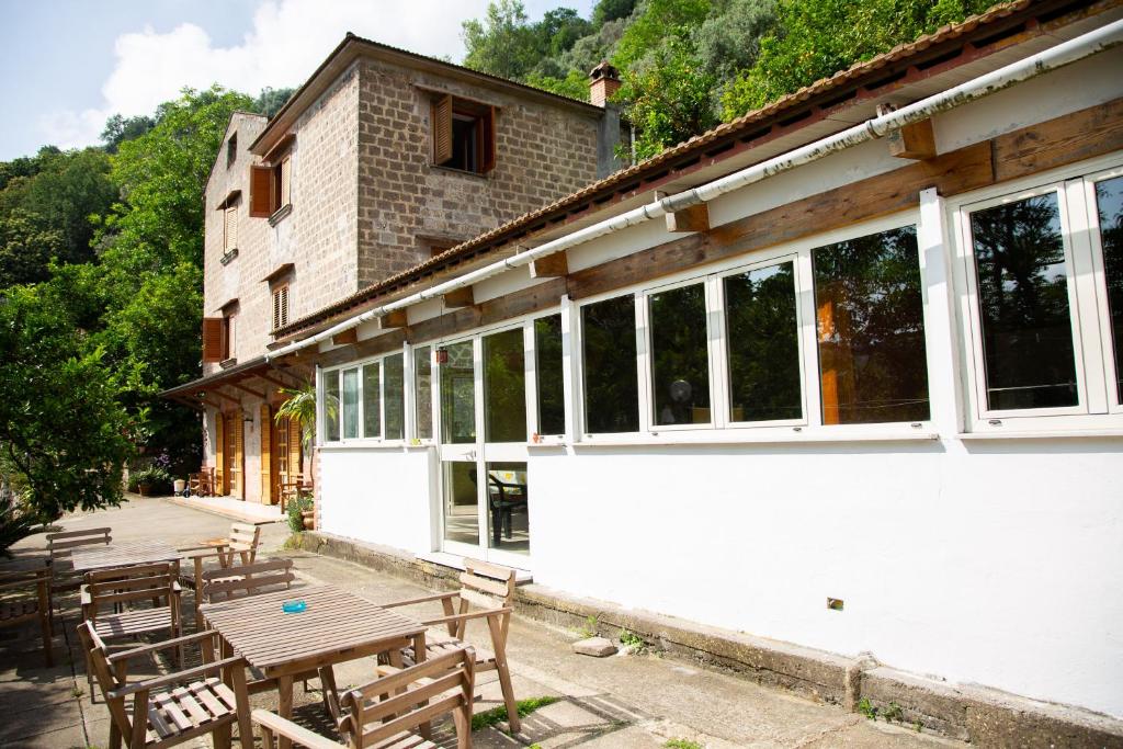 Budova, kde se bed and breakfast nachází