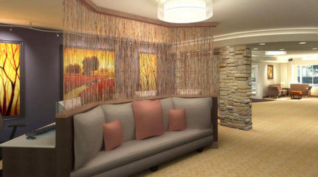 Posezení v ubytování Ledgestone Suites Hotel Yakima