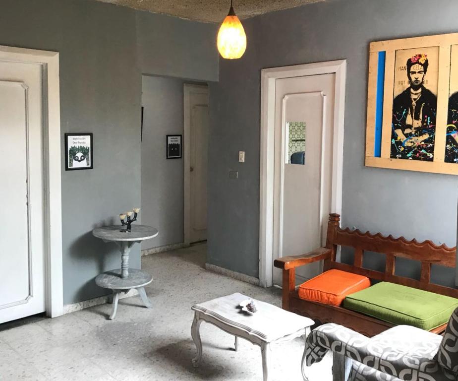 Posezení v ubytování Casa Antaña
