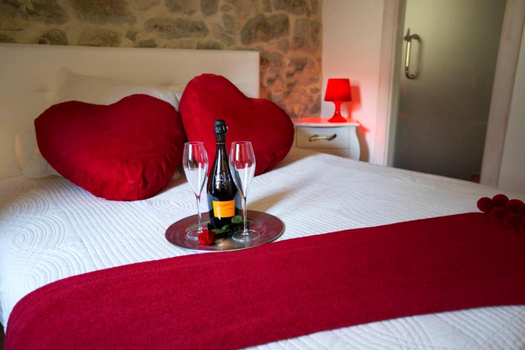 Postel nebo postele na pokoji v ubytování Casa Maru
