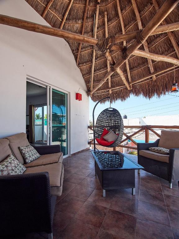 Posezení v ubytování Hotel Tabasco Rio