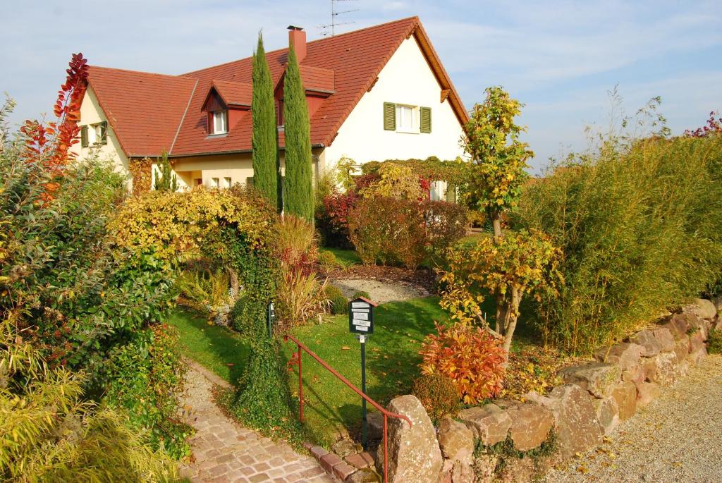 Zahrada ubytování Chambres d'hôtes Gilles Schneider