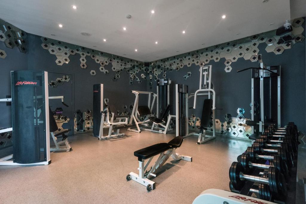 Fitness centrum a/nebo fitness zařízení v ubytování Hong Qiao State Guest House