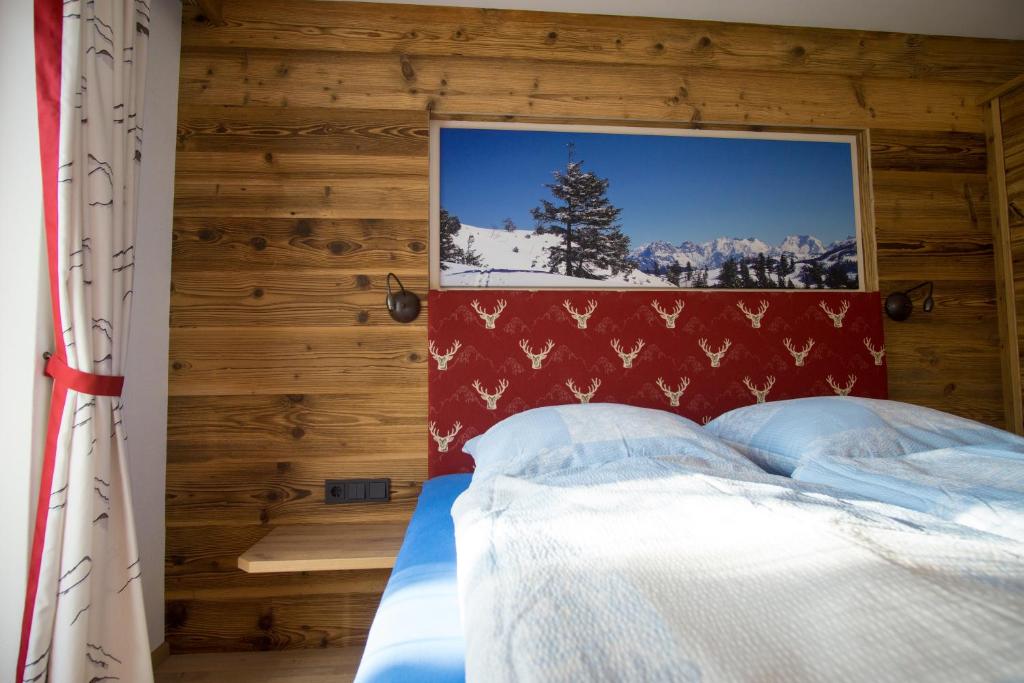 Postel nebo postele na pokoji v ubytování Haus Zauner