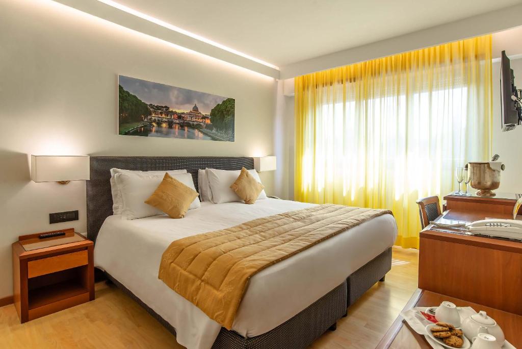 Letto o letti in una camera di Hotel La Giocca