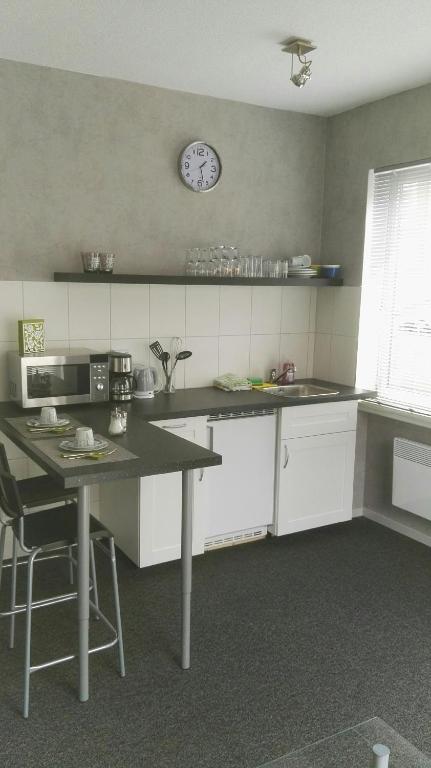 Kuchyň nebo kuchyňský kout v ubytování Waldecker Taverne