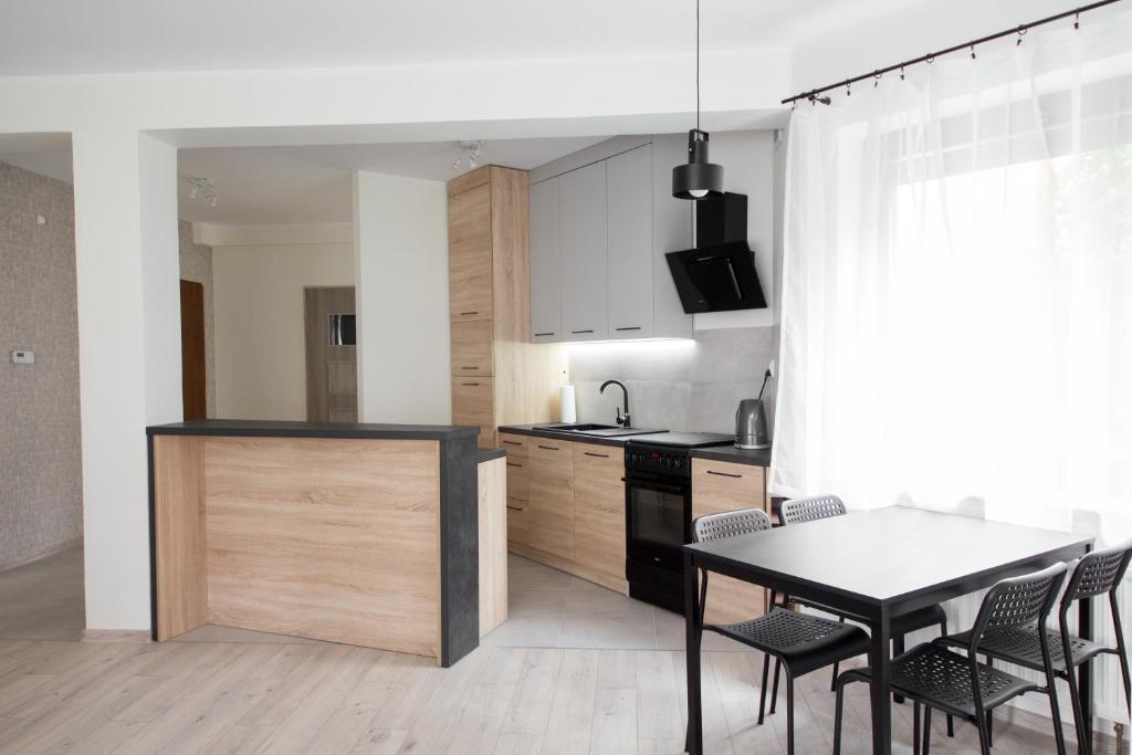 Kuchyňa alebo kuchynka v ubytovaní Apartament Zebcowska