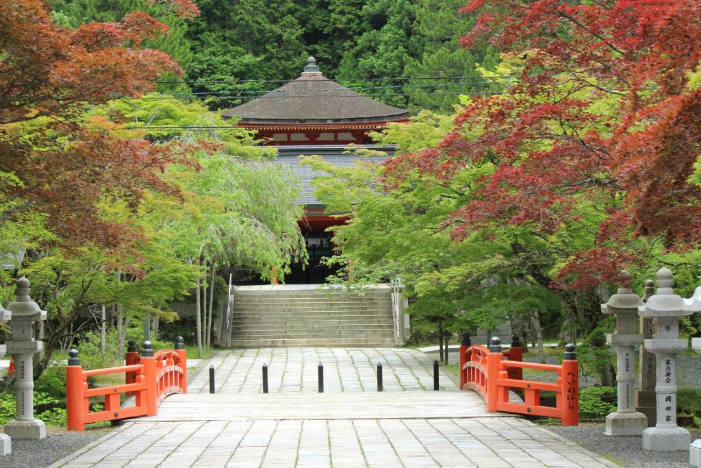 Zahrada ubytování Koyasan Guest House Tommy