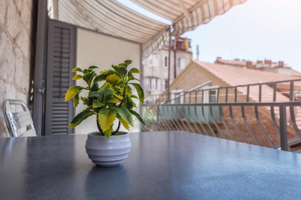 Balkón alebo terasa v ubytovaní Apartments Centrum Split