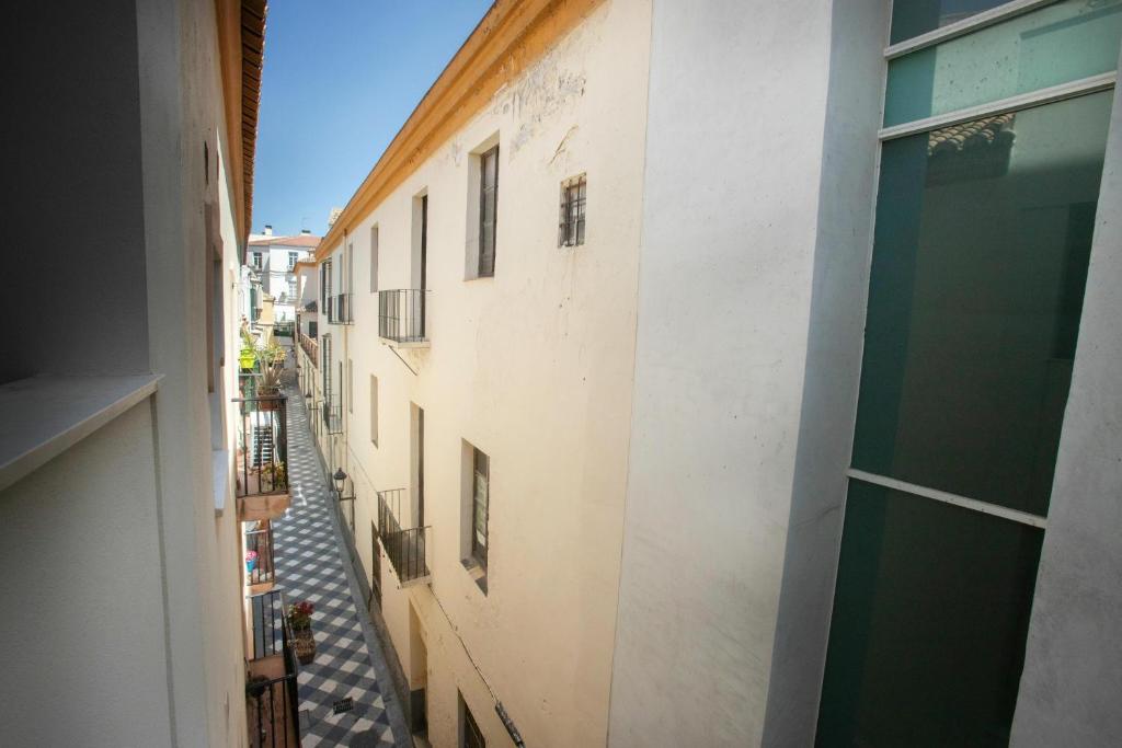 Budynek, w którym mieści się apartament