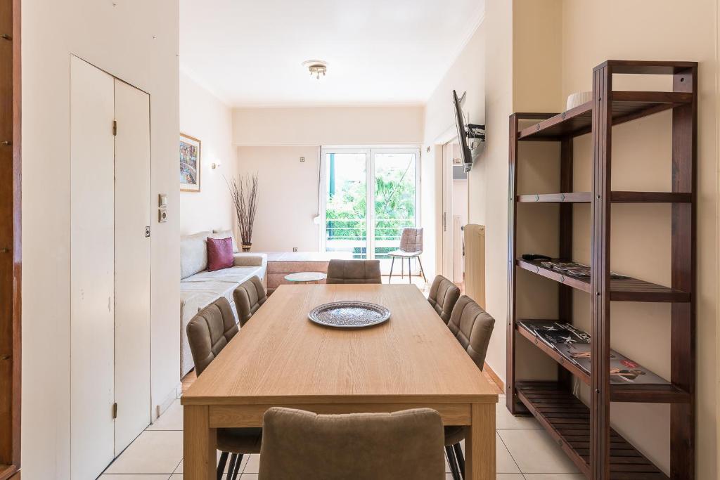 Posezení v ubytování Victoria Familia Apartments