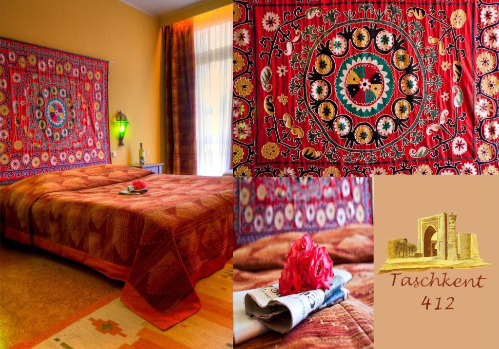 Postel nebo postele na pokoji v ubytování Hotel Henry