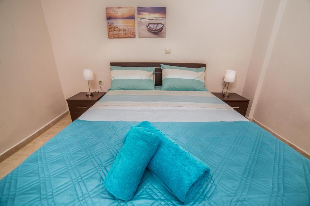 Postel nebo postele na pokoji v ubytování Veranta Flat