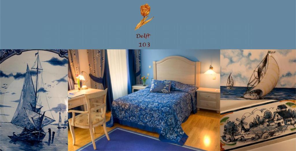 Postel nebo postele na pokoji v ubytování Hotel Henry