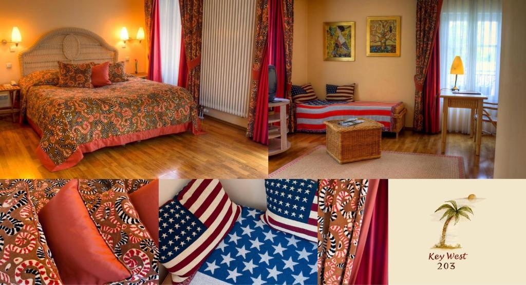 Postel nebo postele na pokoji v ubytování Hotel Henry